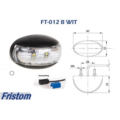 Breedtelicht LED FRISTOM FT-012 B QS075